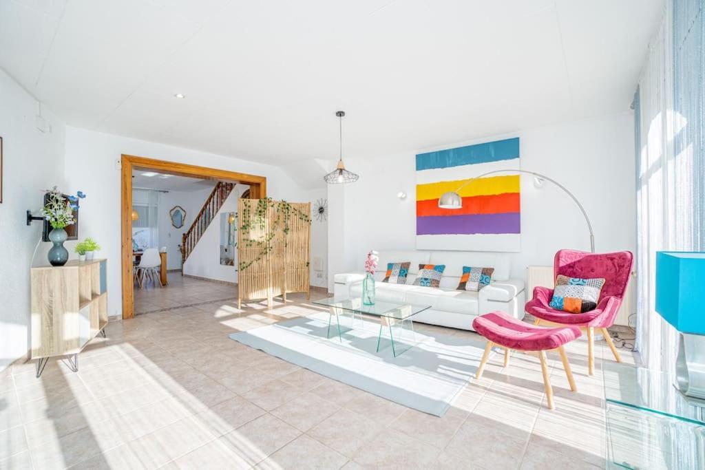 Sm21-Gran Casa De Vacaciones En La Playa, 4 Habitaciones, Climatizada, Piscina, Barbacoa Y Wifi 엠푸리아브라바 외부 사진